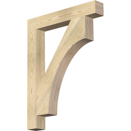 Westlake Block Rough Sawn Bracket, Douglas Fir, 4"W x 28"D x 36"H